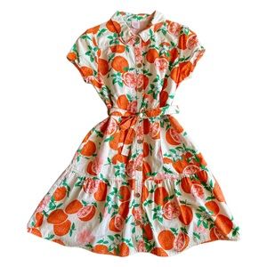 Orange print dress. Wonder Nation. Size 14-16. Gently Used